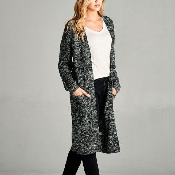 ACTIVE USA Long Open Cardigan Sweater - Picture 8 of 8